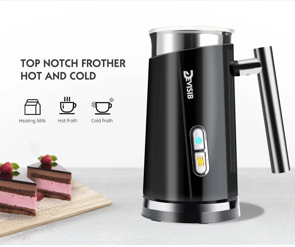 Meilleur Mousseur à Lait Automatique – Préparez Lattes & Cappuccinos Sans Effort - Ma Cuisine Boutique