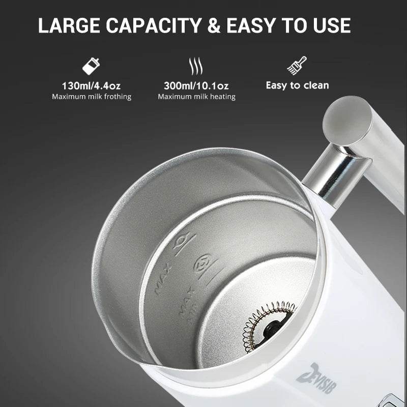 mousseur pour lait, Automatique – Préparez des Lattes et Cappuccinos Parfaits ! - Ma Cuisine Boutique