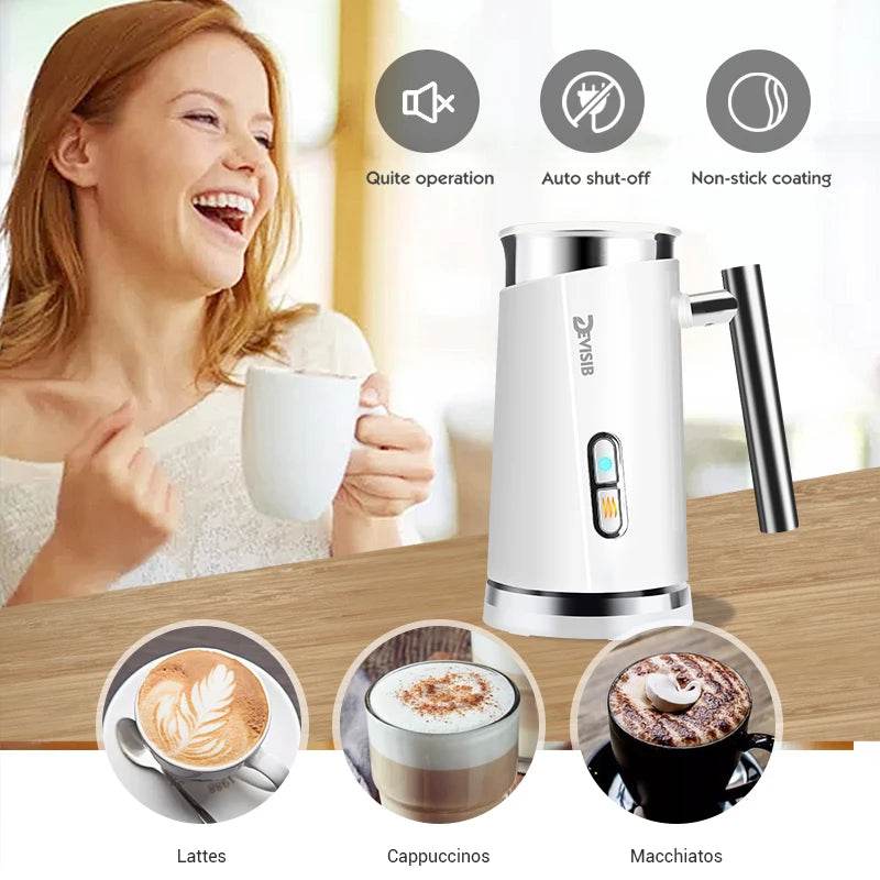 Meilleur Mousseur à Lait Automatique – Préparez Lattes & Cappuccinos Sans Effort - Ma Cuisine Boutique