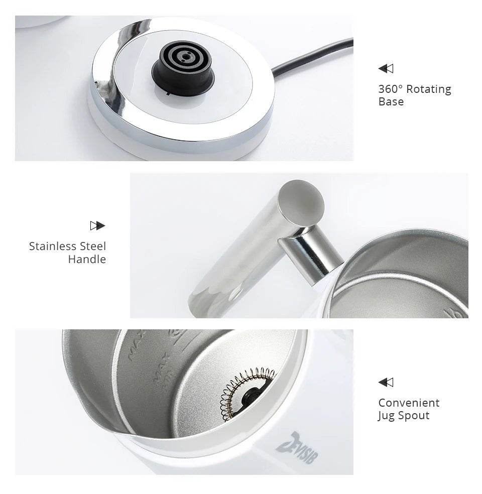 mousseur pour lait, Automatique – Préparez des Lattes et Cappuccinos Parfaits ! - Ma Cuisine Boutique