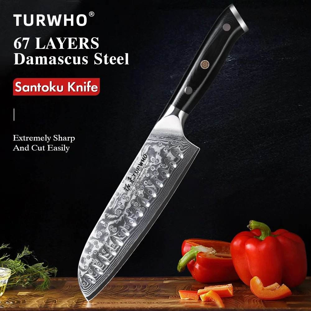 couteau du chef japonais santoku - Ma Cuisine Boutique