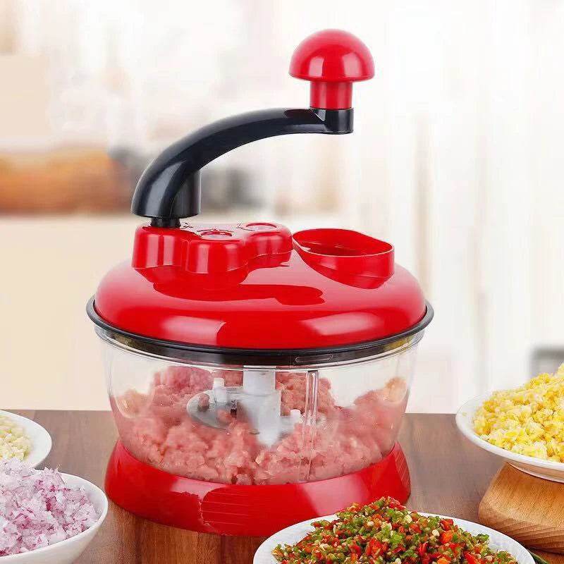 Hachoir Manuel Légumes | Lames Acier Inoxydable, Design Compact 16cm | Écologique & Sans Électricité (300g) - Ma Cuisine Boutique