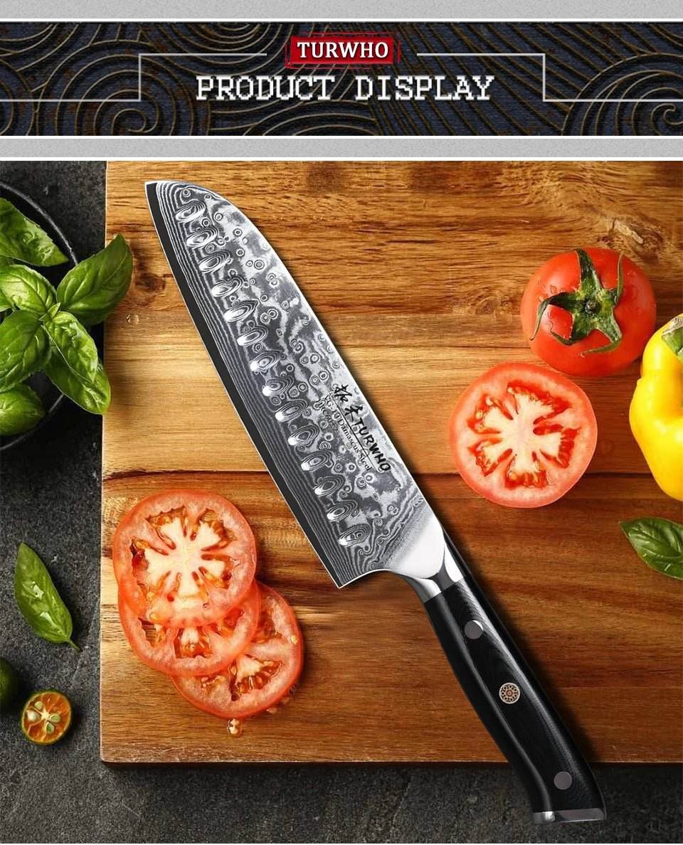 couteau du chef japonais santoku - Ma Cuisine Boutique