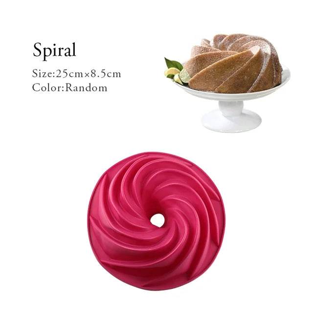 Moule à Gâteau 3D en Silicone Antiadhésif | Four, Congélo & Lave-Vaisselle (-40°C à 240°C) | Certifié FDA/SGS - Ma Cuisine Boutique