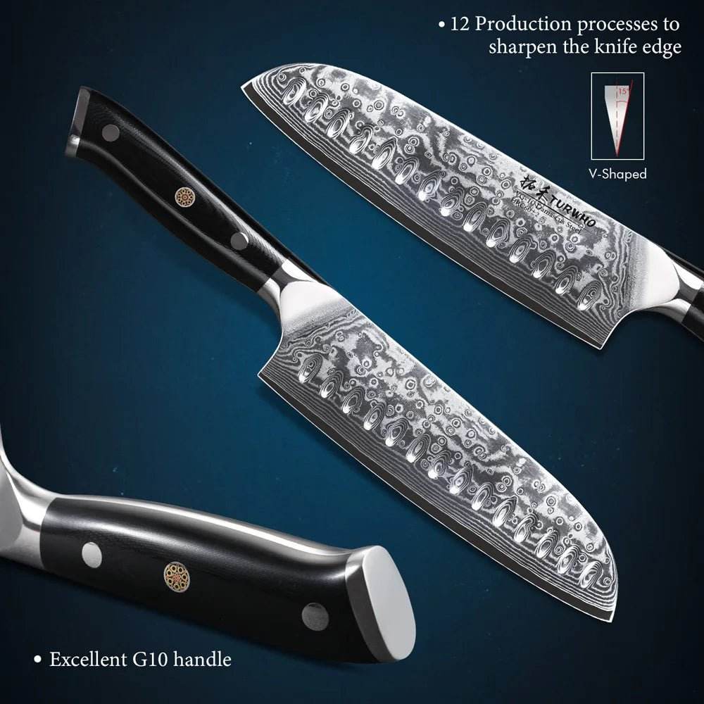 couteau du chef japonais santoku - Ma Cuisine Boutique