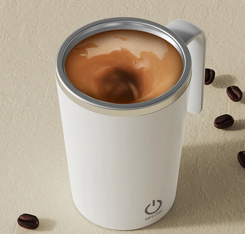 Smart Magnetic Coffee Mug - Automatic Stirring & Thermal Preservation
