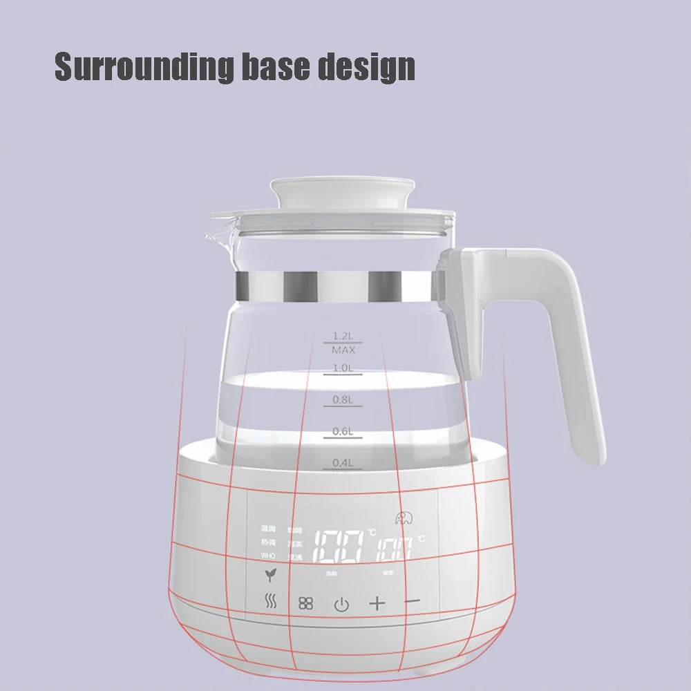 Bouilloire Thermostatique Bébé 1,2 L – Chauffe Lait Sans BPA - Ma Cuisine Boutique