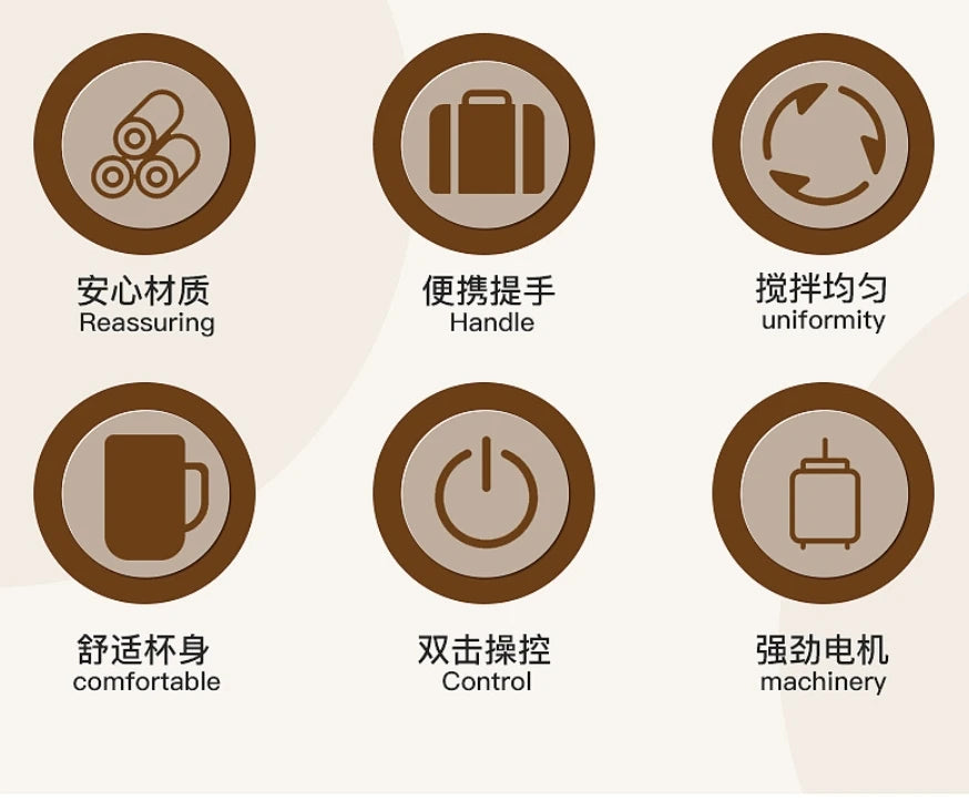 Smart Magnetic Coffee Mug - Automatic Stirring & Thermal Preservation
