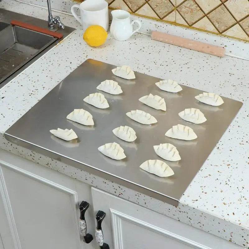 Planche a decouper en acier inoxydable - Ma Cuisine Boutique