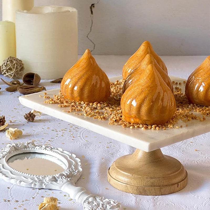 Moule à gâteau en silicone 3D – Design spirale pour desserts créatifs - Ma Cuisine Boutique