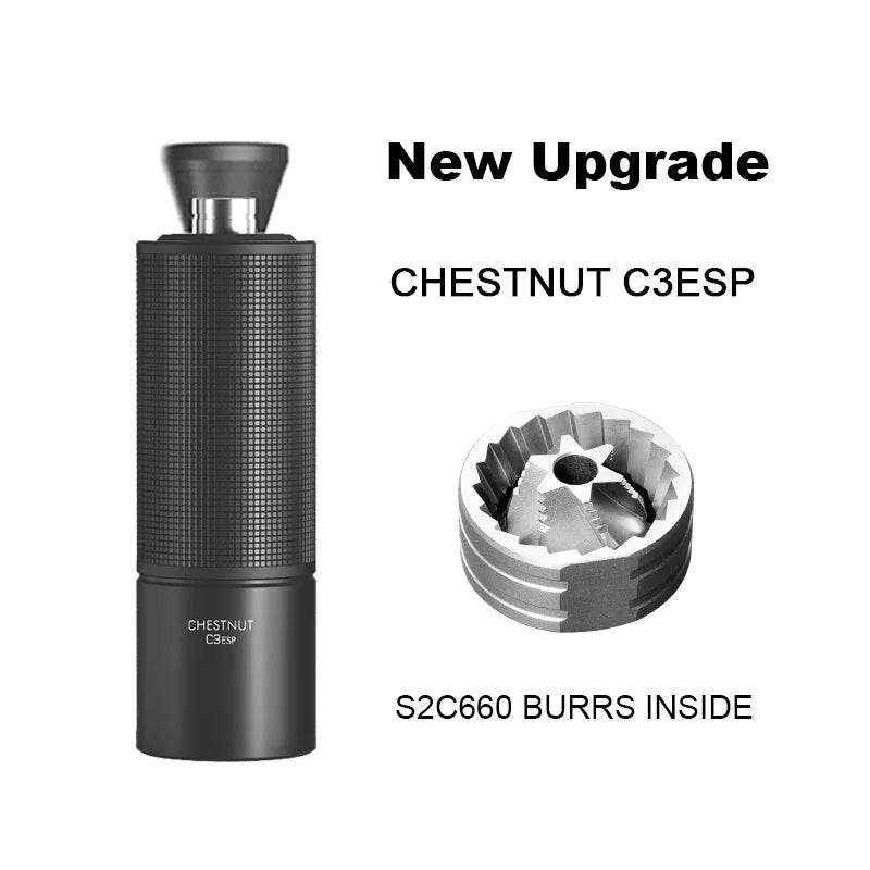 TIMEMORE Chestnut C3 S2C – Moulin à Café Manuel Haut de Gamme | Mouture Précise, Design Ergonomique, Acier Inoxydable S2C | Pour Espresso, V60, French Press (25g) - Ma Cuisine Boutique
