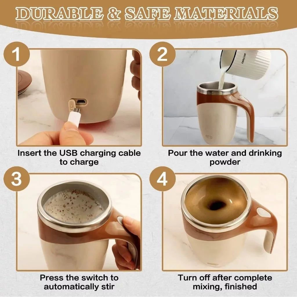 Tasses à Café Magnétiques à Mélange Automatique