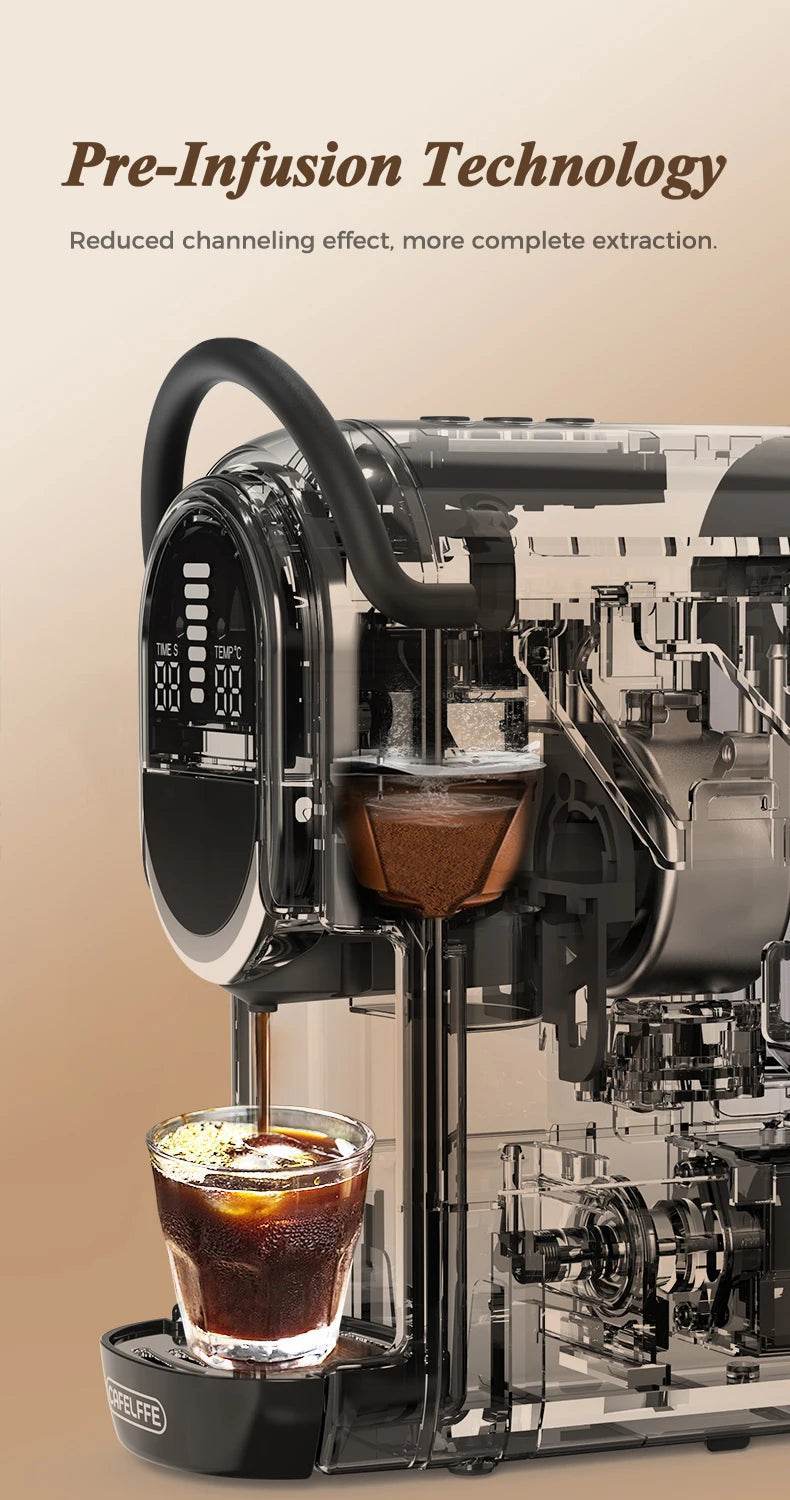 Cafetière multi-capsules 4-en-1 CAFELFFE | Compatible Nespresso, Dolce Gusto - Ma Cuisine Boutique