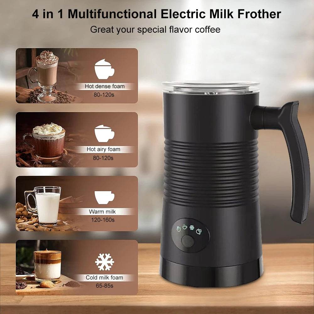 Mousseur à Lait Électrique – Compact et Abordable pour Cappuccinos Parfaits - Ma Cuisine Boutique