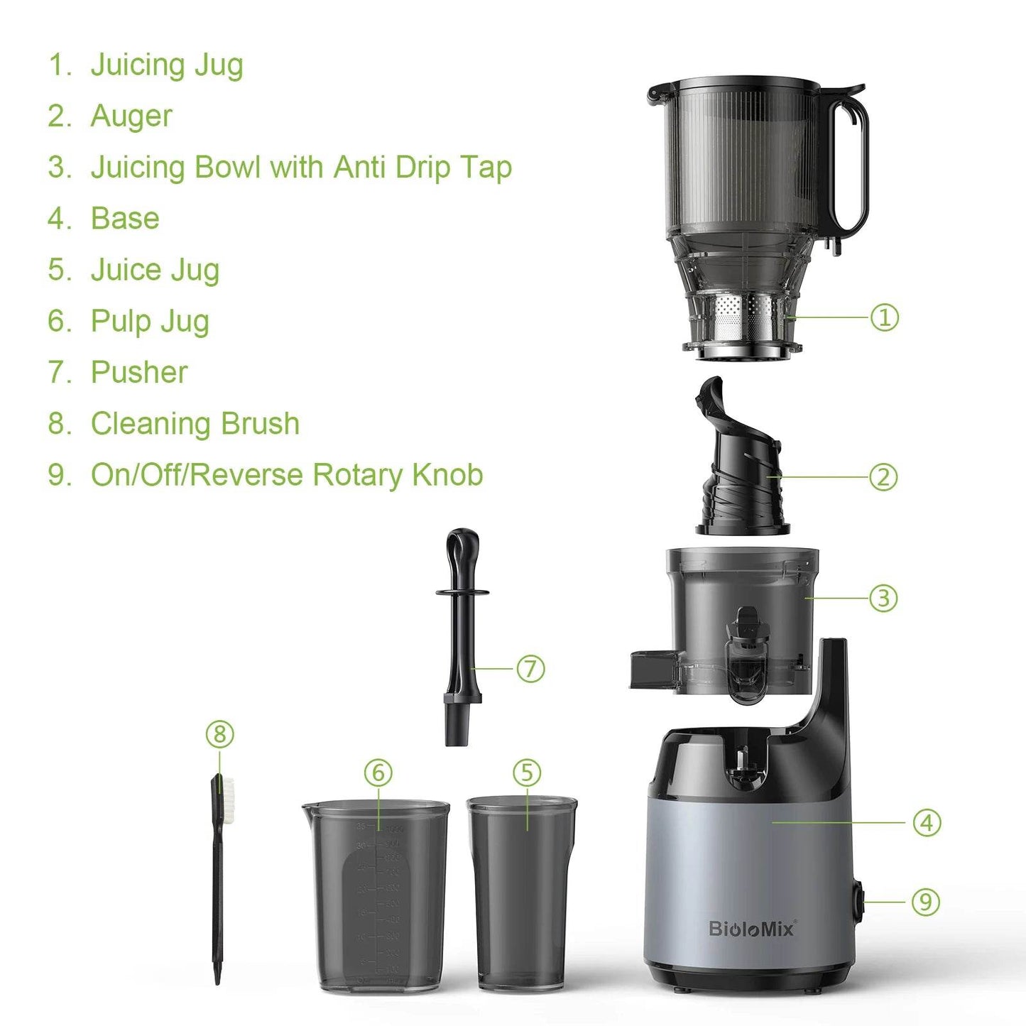 Meilleur Extracteur de Jus – Goulotte Large 130mm, Modèle Ju479 - Ma Cuisine Boutique