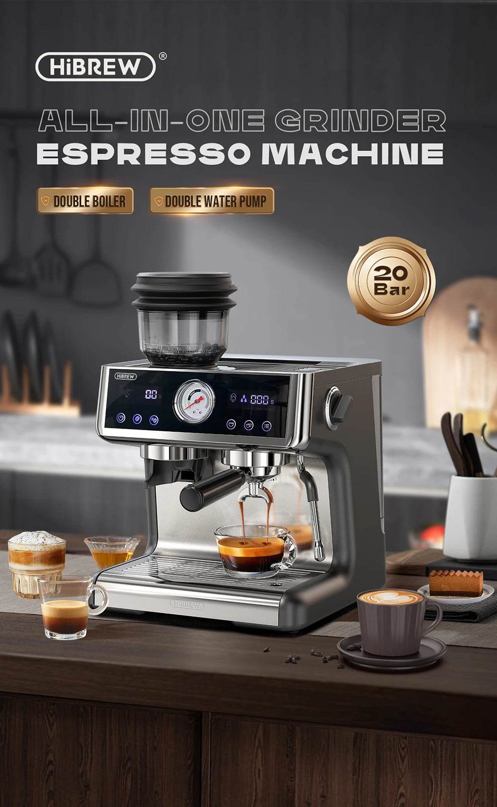 Machine à Café Barista Pro 20 Bars - Ma Cuisine Boutique
