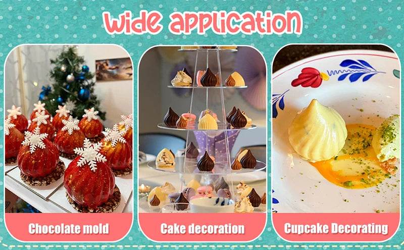 Moule à gâteau en silicone 3D – Design spirale pour desserts créatifs - Ma Cuisine Boutique