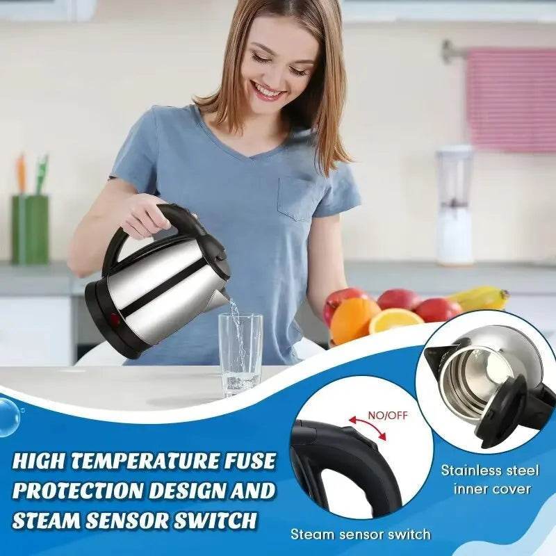 Bouilloire sur Induction 1500W - Acier Inoxydable avec Sifflet | Rapide & Économe - Ma Cuisine Boutique