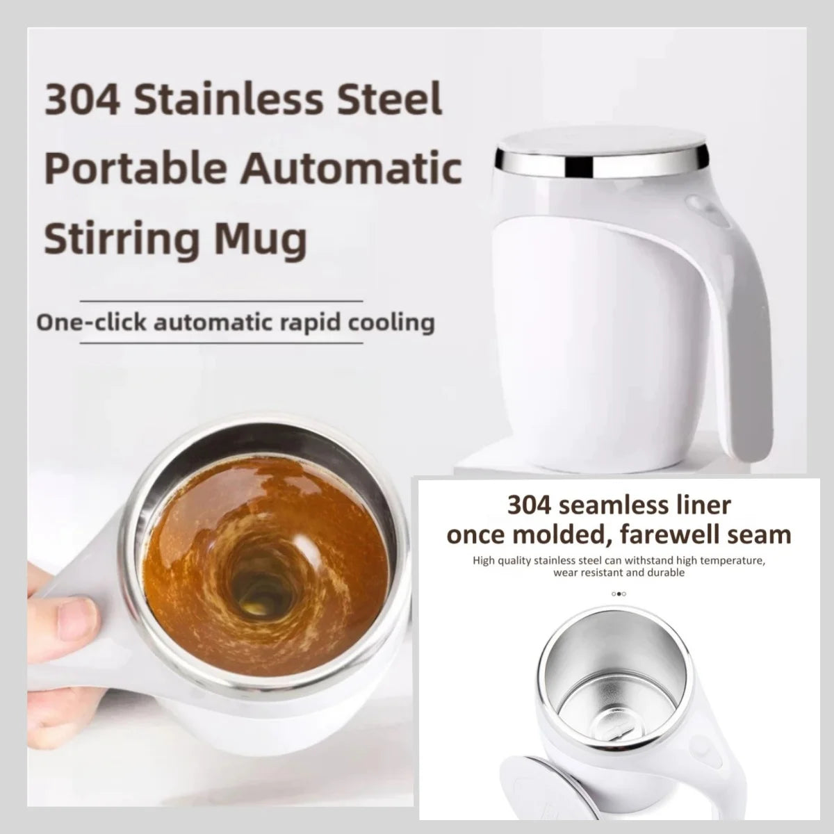 Tasses à Café Magnétiques à Mélange Automatique