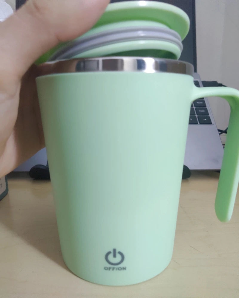 Smart Magnetic Coffee Mug - Automatic Stirring & Thermal Preservation