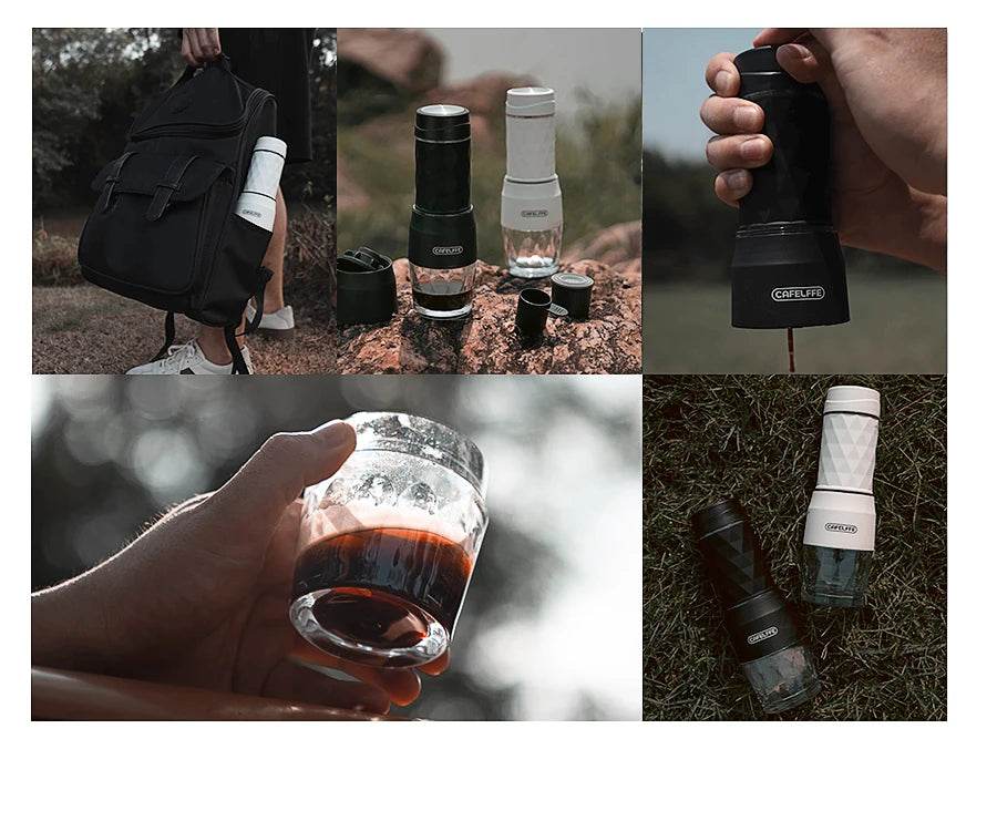 ☕ Machine à Expresso Portable Cafelffe – Café Parfait en Voyage & Camping - Ma Cuisine Boutique