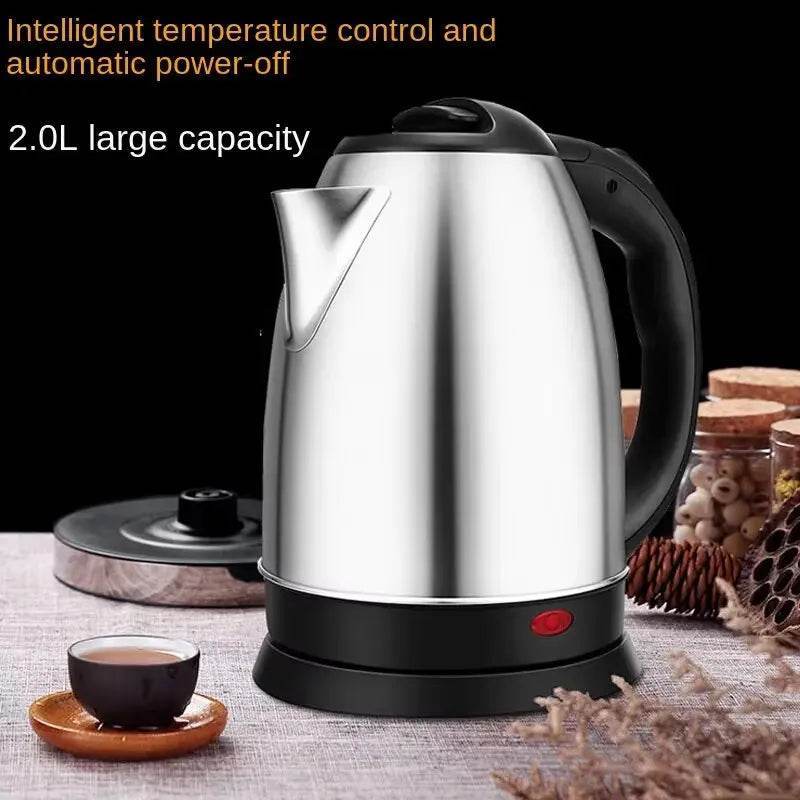 Bouilloire Électrique pour Thé Müntr 2L - Puissance 1500W, Acier Inoxydable - Ma Cuisine Boutique