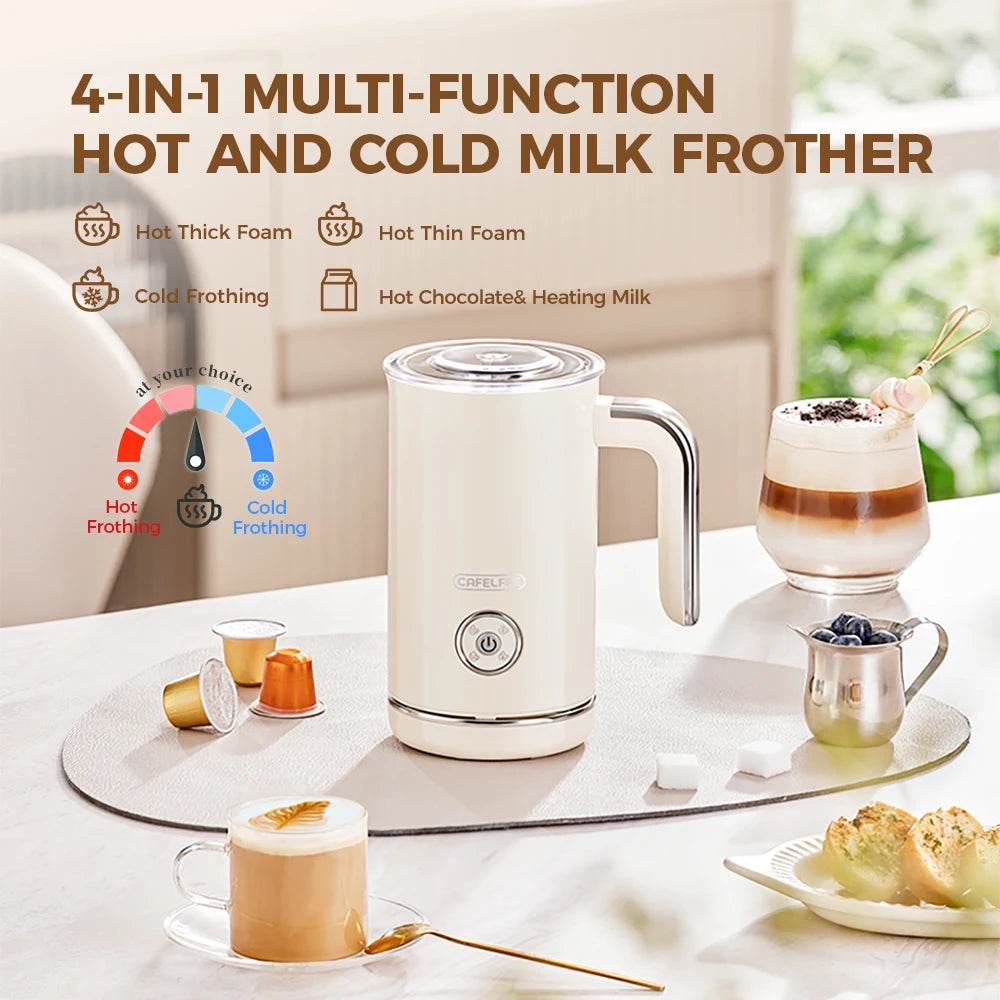 Mousseur à Lait 4-en-1 – Latte, Cappuccino, Chocolat Chaud et Plus - Ma Cuisine Boutique