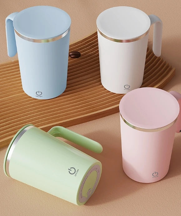 Smart Magnetic Coffee Mug - Automatic Stirring & Thermal Preservation