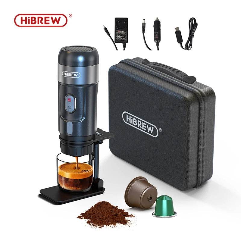 Machine à Café Portable HiBREW - Expresso 12V Nomade pour Voiture, Camping & Bureau - Ma Cuisine Boutique