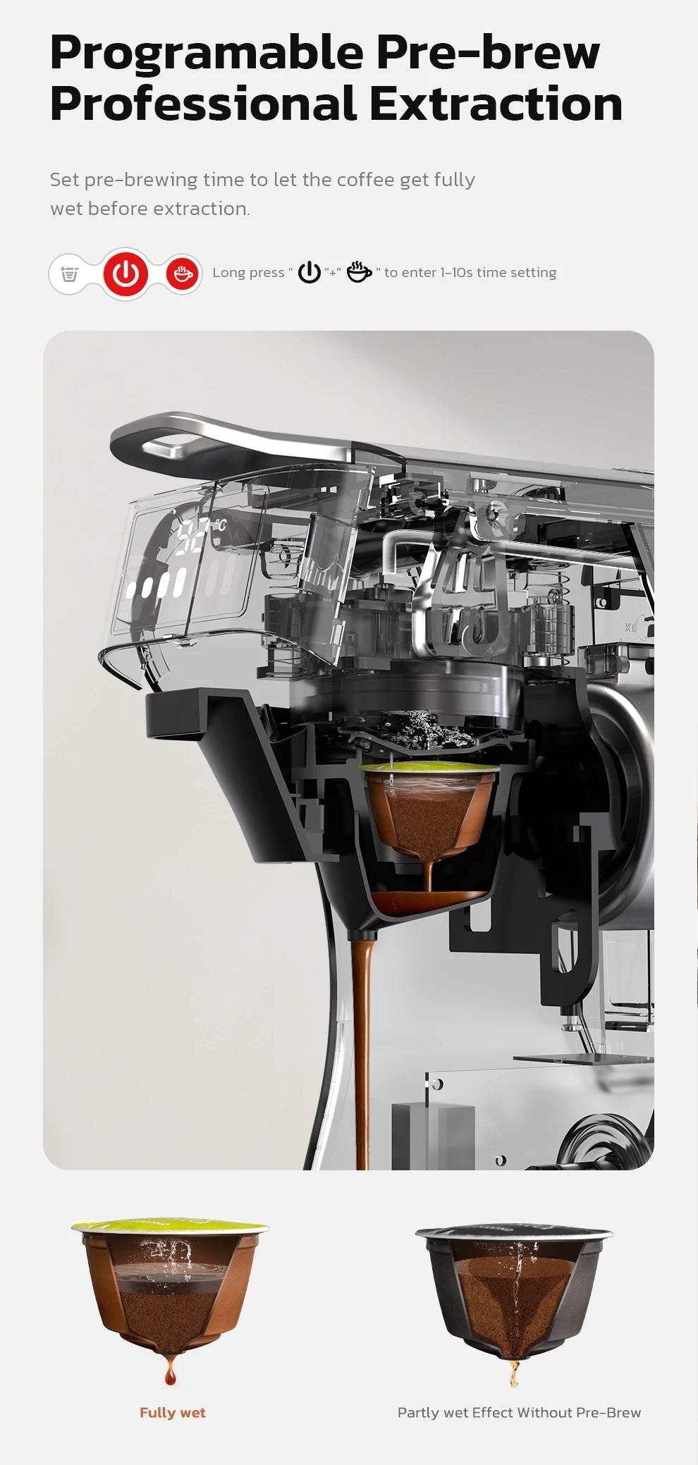 cafetiere pour dosette souple machine a cappuccino expresso 6 en 1 - Ma Cuisine Boutique