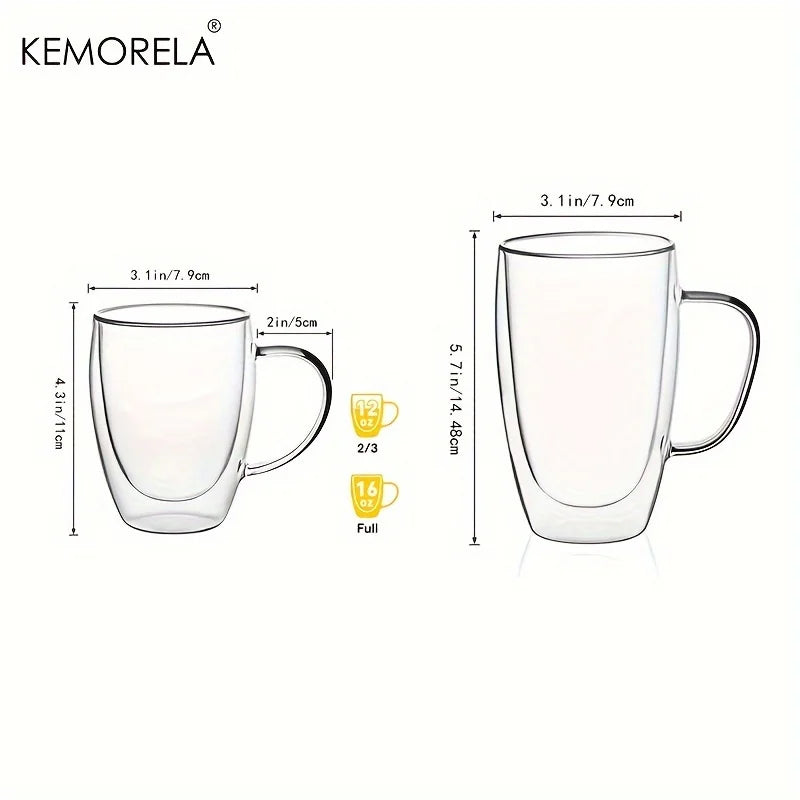 Tasses à café en verre double paroi – Élégance, chaleur et expérience sensoriell