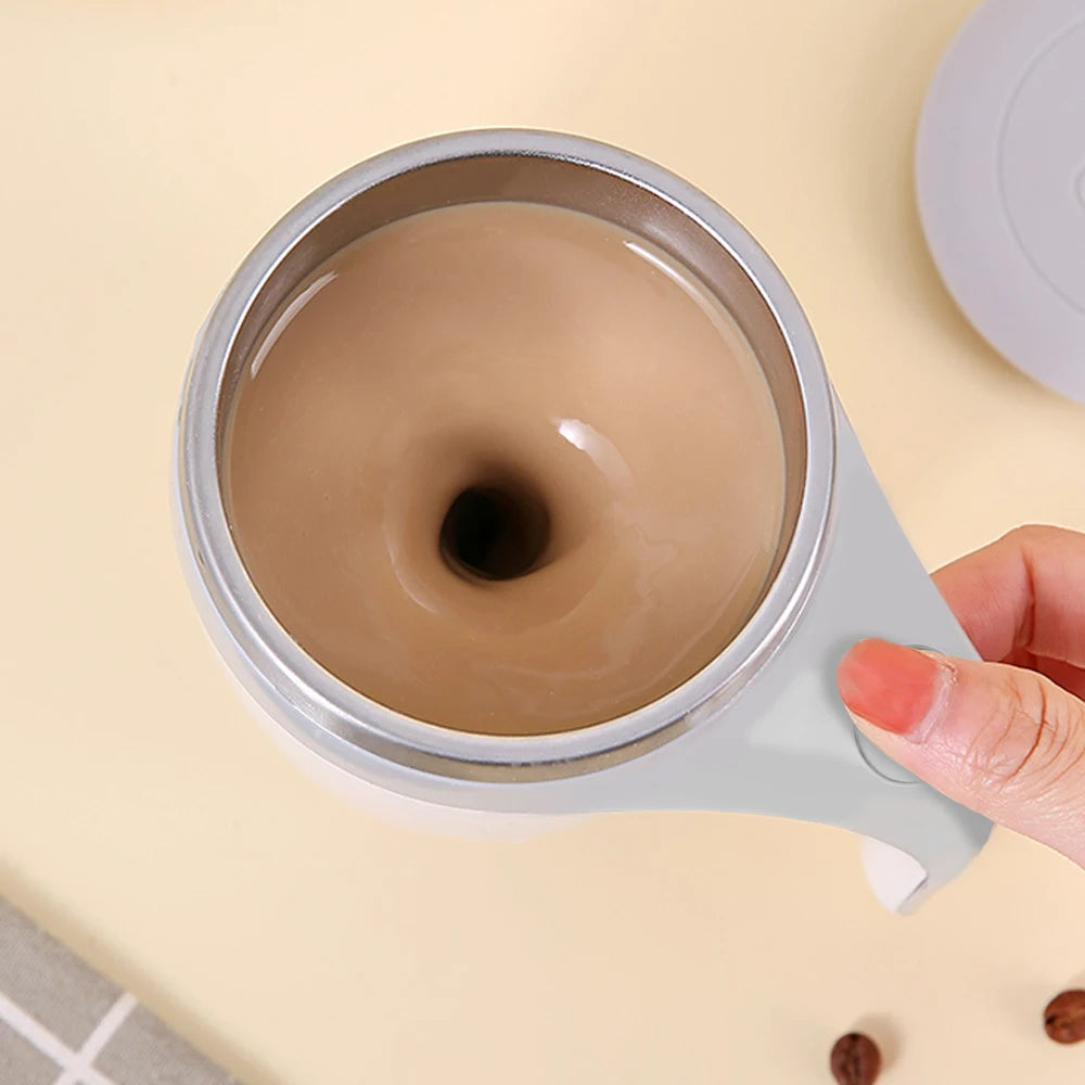 Smart Magnetic Coffee Mug - Automatic Stirring & Thermal Preservation