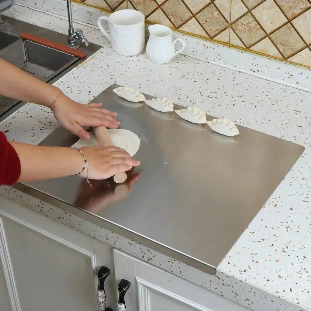Planche a decouper en acier inoxydable - Ma Cuisine Boutique