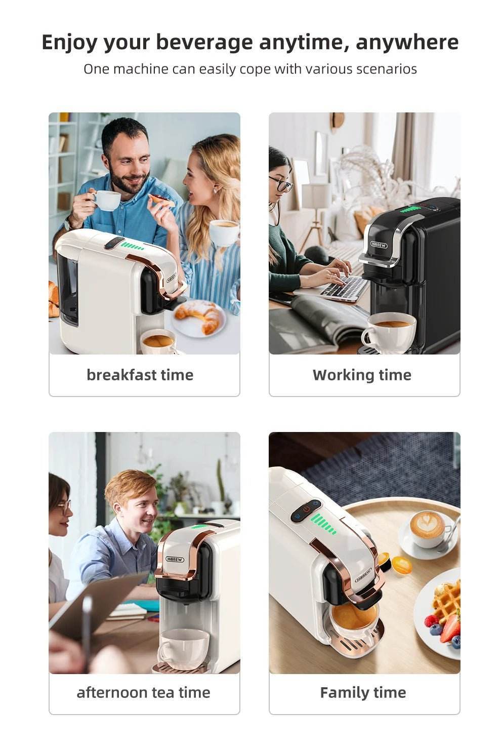 Cafetière Multi Capsules 5 en 1 - Ma Cuisine Boutique