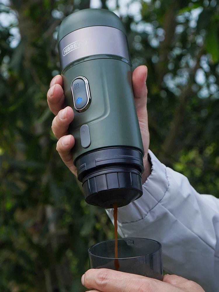 Machine à Expresso Port Électrique HiBREW W | Compatible Capsules & Café Moulu | Design Compact pour Voyage - Ma Cuisine Boutique