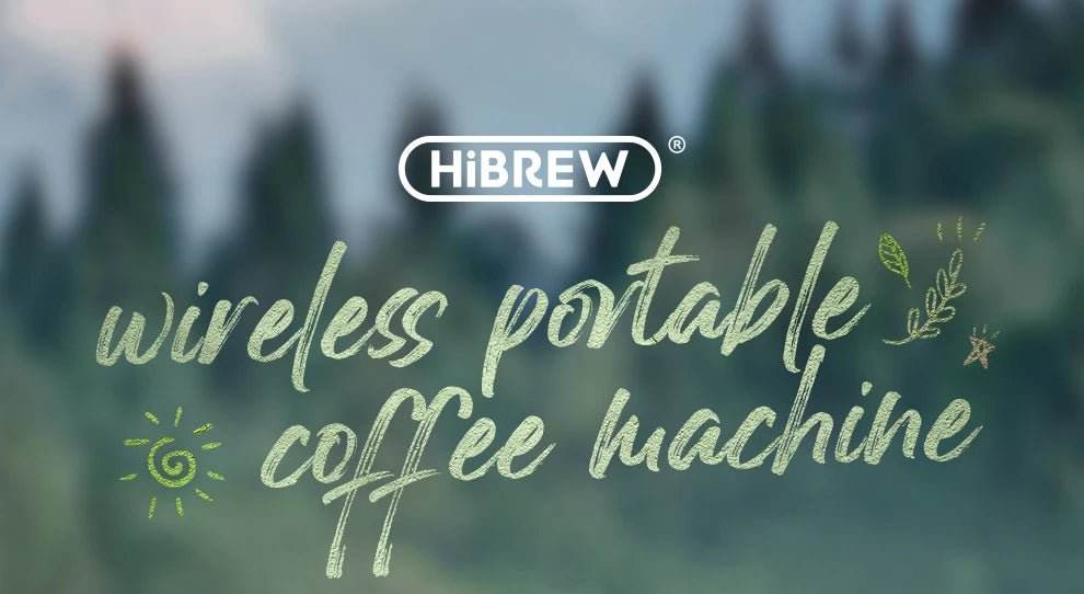 Machine à Expresso Port Électrique HiBREW W | Compatible Capsules & Café Moulu | Design Compact pour Voyage - Ma Cuisine Boutique