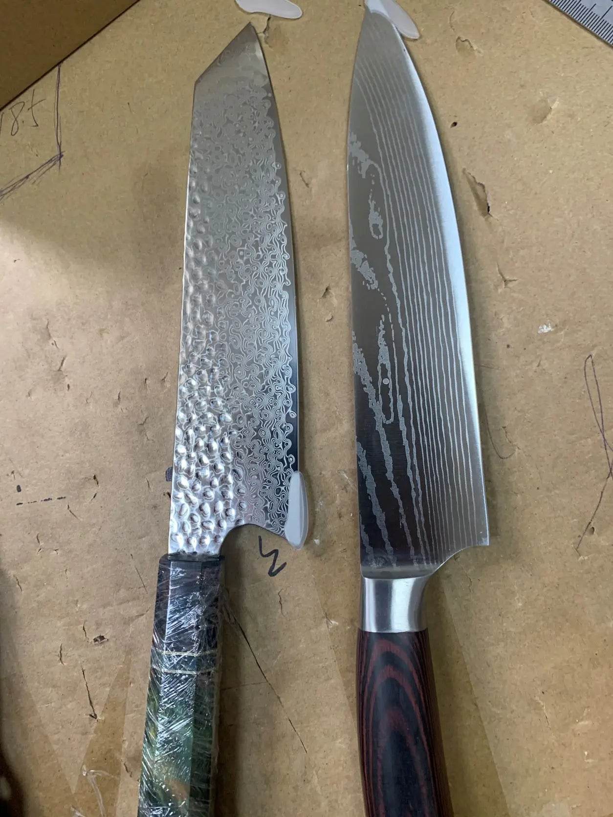 couteau du chef , couteau damas - Ma Cuisine Boutique