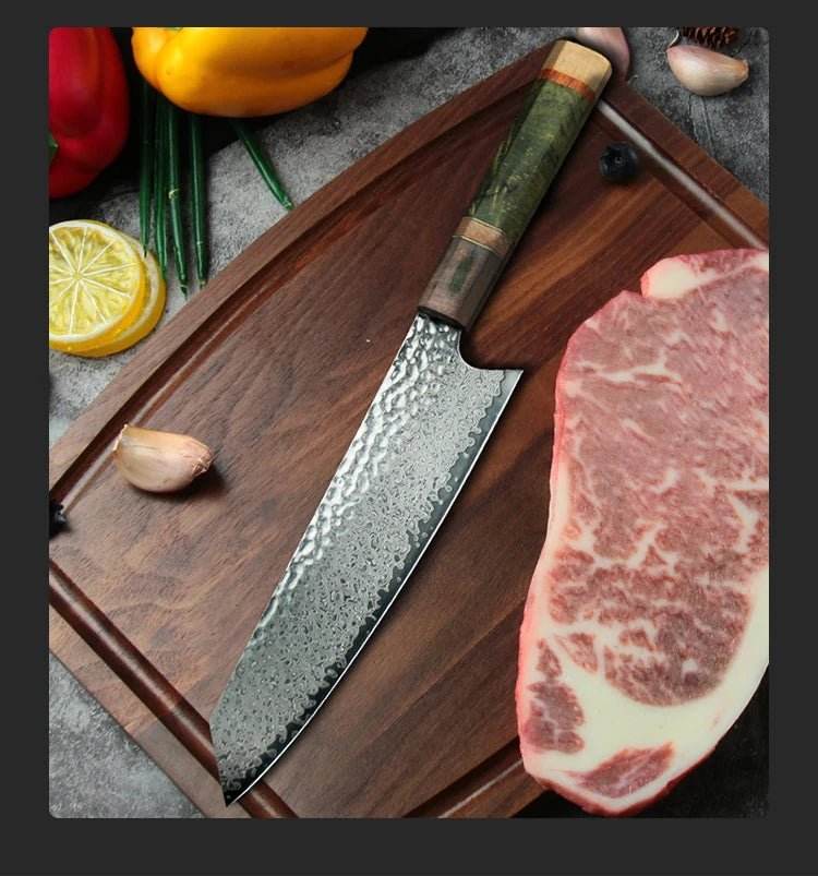 couteau du chef , couteau damas - Ma Cuisine Boutique