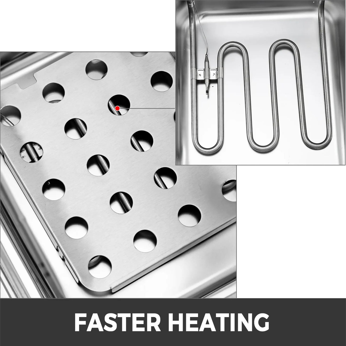 Friteuse professionnelle électrique 12L double cuve – Puissance et performance pour cuisine pro