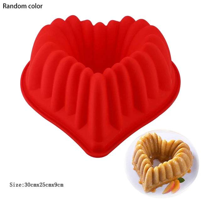 Moule à Gâteau 3D en Silicone Antiadhésif | Four, Congélo & Lave-Vaisselle (-40°C à 240°C) | Certifié FDA/SGS - Ma Cuisine Boutique