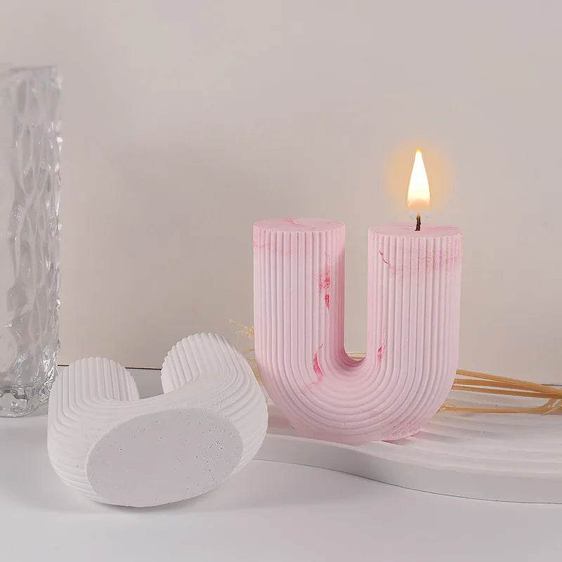 Moule Silicone Bougie Arc-en-Ciel | DIY Déco Maison, Résine & Cire | UDOCOOL - Ma Cuisine Boutique
