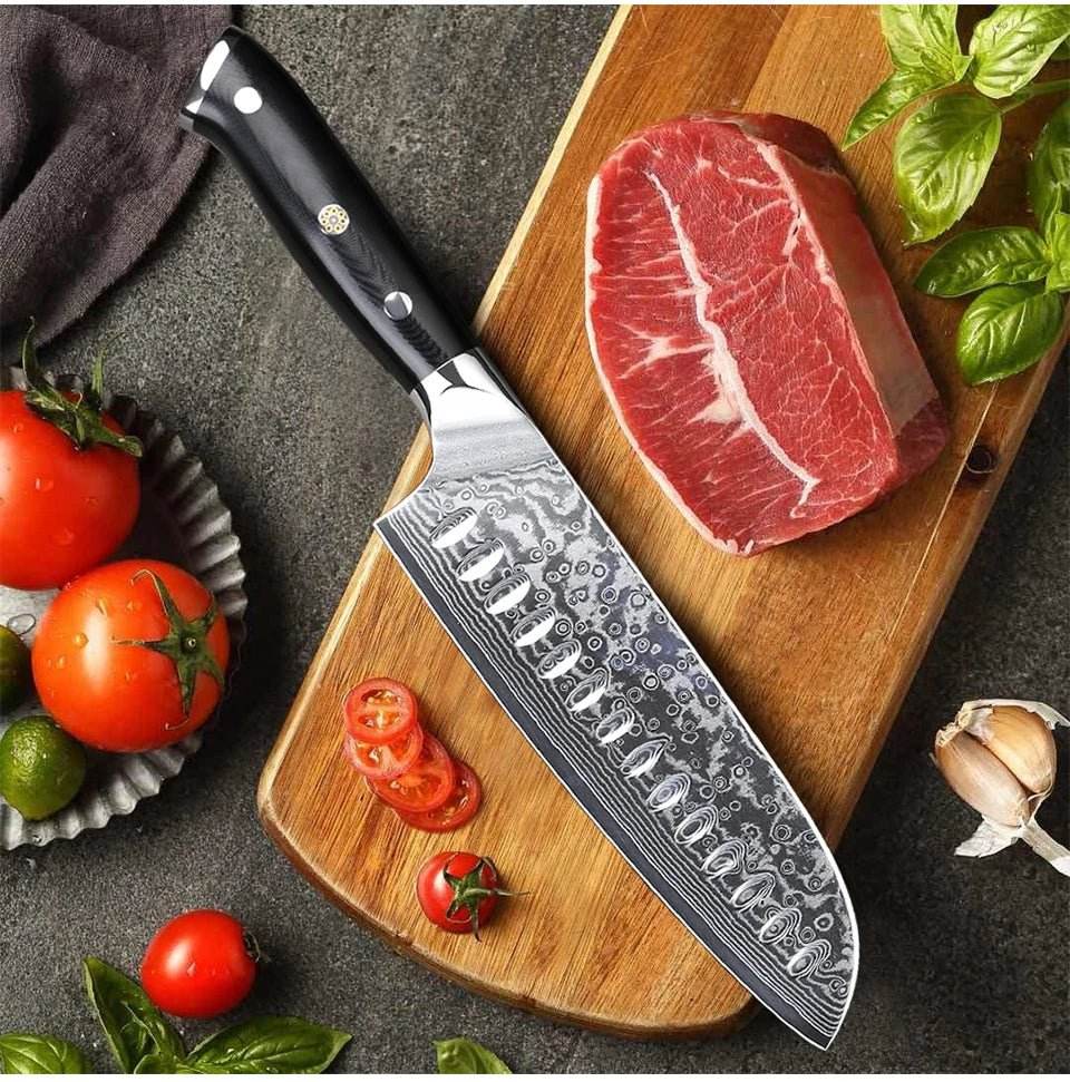 couteau du chef japonais santoku - Ma Cuisine Boutique