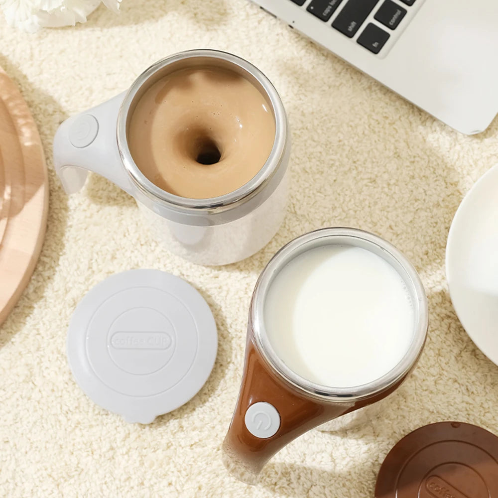 Smart Magnetic Coffee Mug - Automatic Stirring & Thermal Preservation