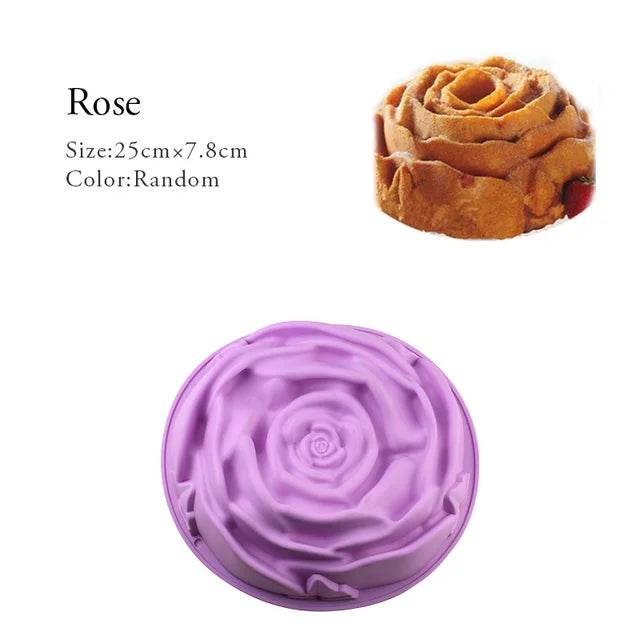 Moule à Gâteau 3D en Silicone Antiadhésif | Four, Congélo & Lave-Vaisselle (-40°C à 240°C) | Certifié FDA/SGS - Ma Cuisine Boutique
