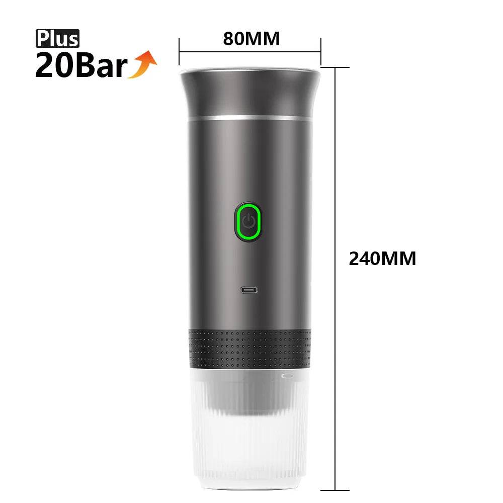 đ Machine Ă CafĂ© Expresso Portable 2024 â Barista Ălectrique 20 Bars | 3-en-1 Capsules/CafĂ© Moulu/Dosettes | Autonomie Longue DurĂ©e - Ma Cuisine Boutique