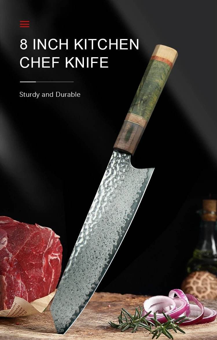 couteau du chef , couteau damas - Ma Cuisine Boutique
