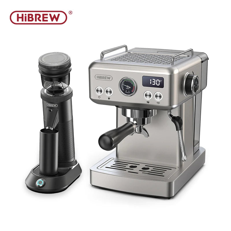Moulin à café électrique HiBREW G5 – Meules coniques 48mm pour une mouture parfaite