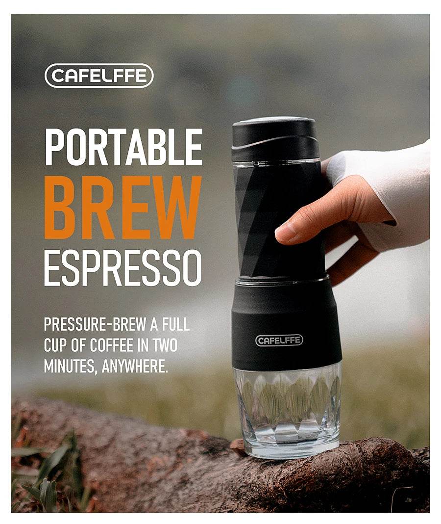 ☕ Machine à Expresso Portable Cafelffe – Café Parfait en Voyage & Camping - Ma Cuisine Boutique