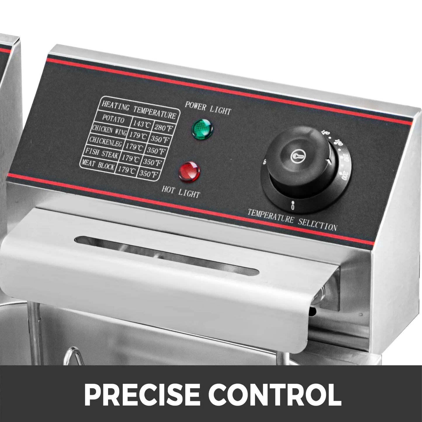 Friteuse professionnelle électrique 12L double cuve – Puissance et performance pour cuisine pro