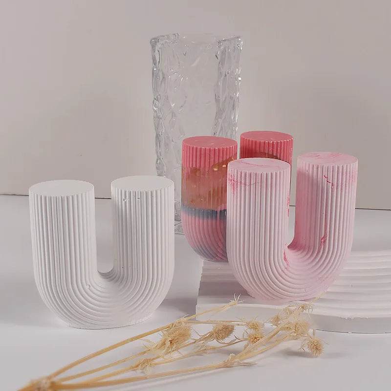 Moule Silicone Bougie Arc-en-Ciel | DIY Déco Maison, Résine & Cire | UDOCOOL - Ma Cuisine Boutique